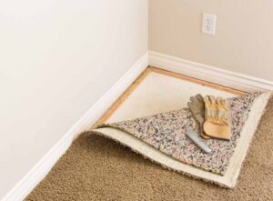 How to lay carpet & underlay